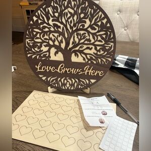 Family Tree counter/table Decor Source Unknown Brown Tree Art